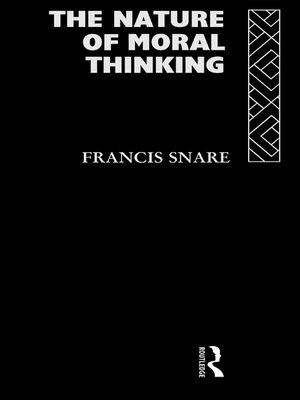 cover image of The Nature of Moral Thinking